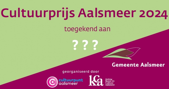 Genomineerden Cultuurprijs Aalsmeer 2024 bekend